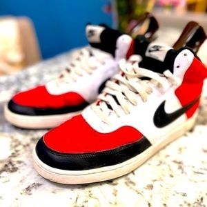 Nike Red and Black Sneakers